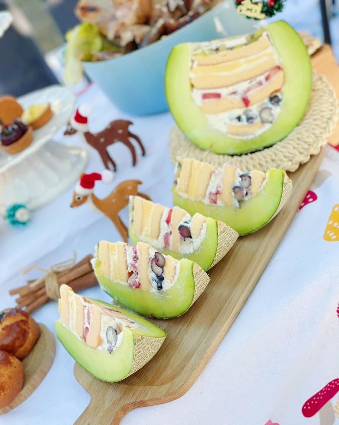 槑愣哈密瓜蛋糕