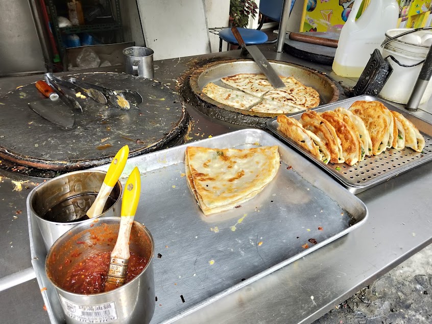 淡水竹圍馬偕蔥油餅