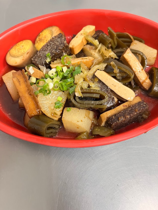 三原色海鮮蔬果麵疙瘩