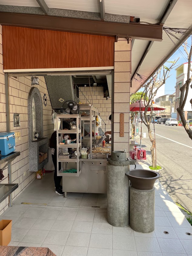 在新化的阿蓮黑輪攤（阿蓮大腸香腸）