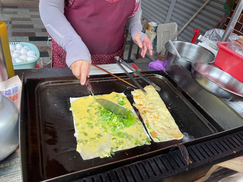 台北大四方餅-蔥油餅