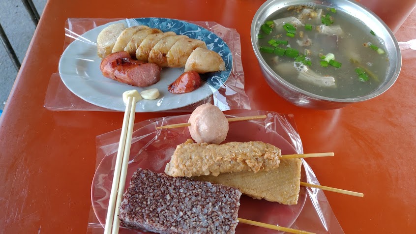 豬血湯、大腸包小腸