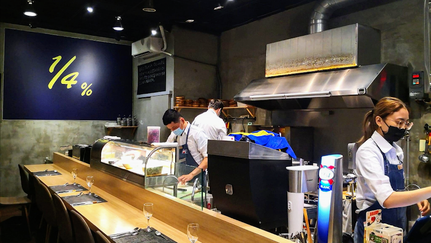 4分之一percent_restaruant