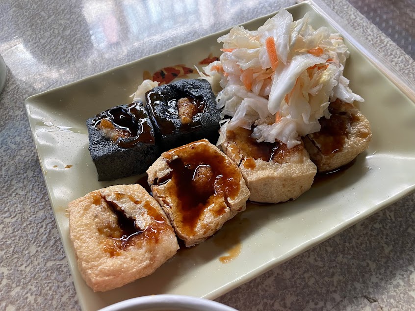 鹿港麵線糊·臭豆腐