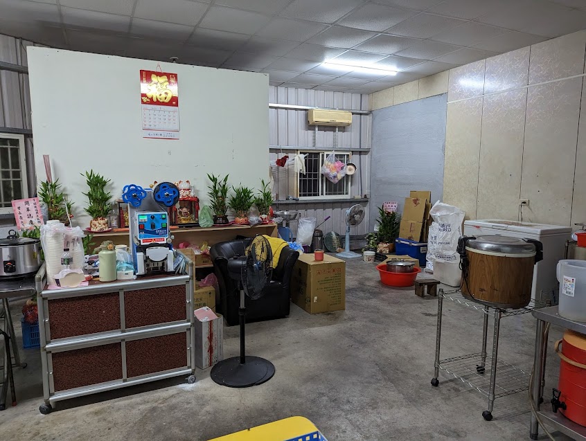 福興飯糰發財車擺攤處