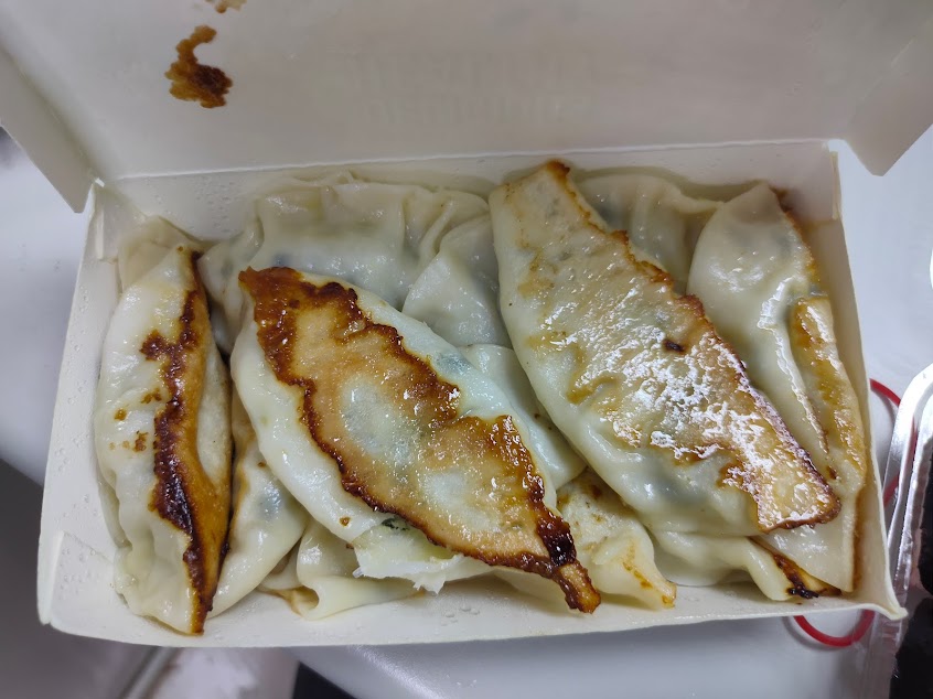 芎林市場貨車早餐蔬菜煎餃