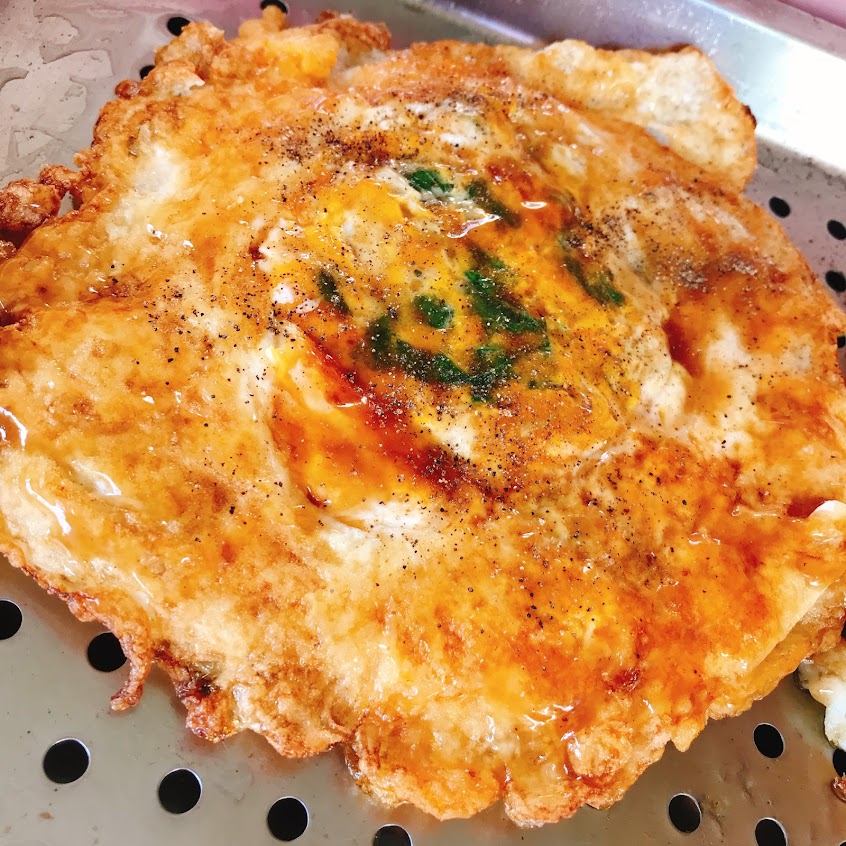 鮮肉蔥餅（加蛋加菜）