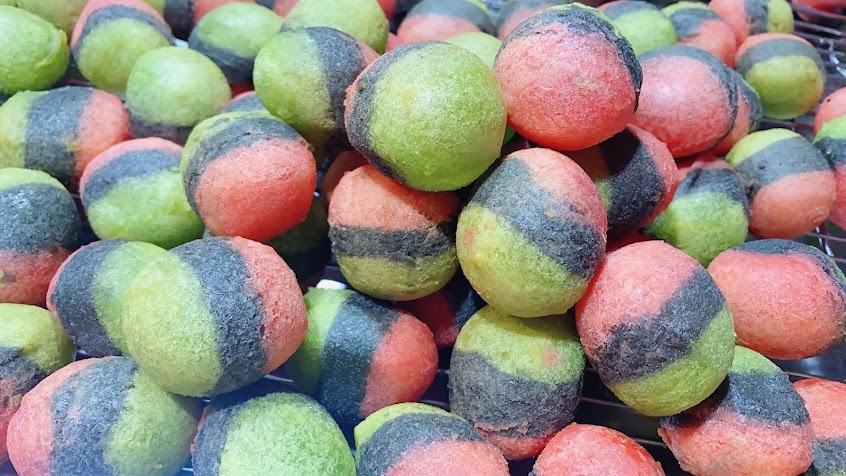 寶蓓手作（繽紛地瓜球、彩色炸蛋蔥油餅）