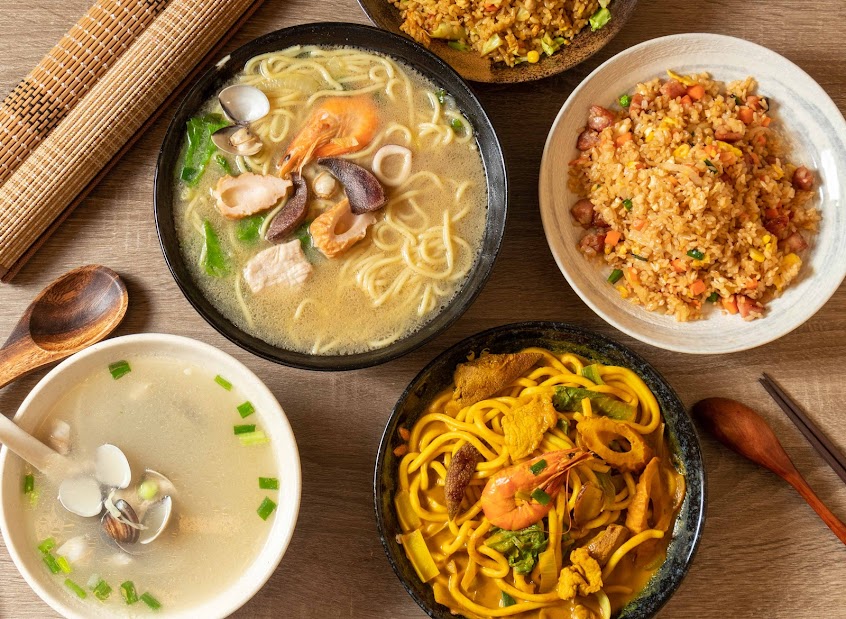 懷舊古早味小吃-炒飯炒麵什錦麵