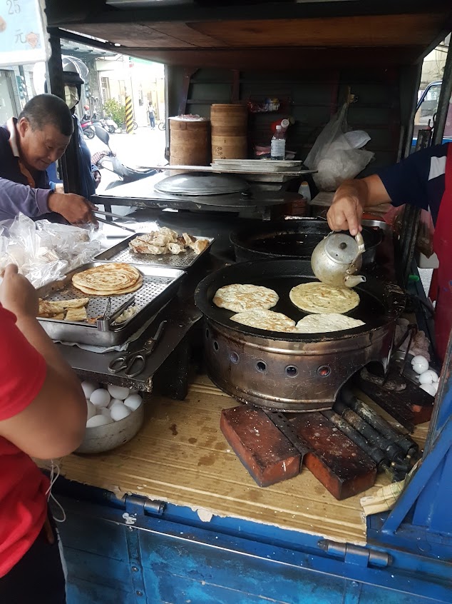 蔥肉餅、蔥油餅攤車