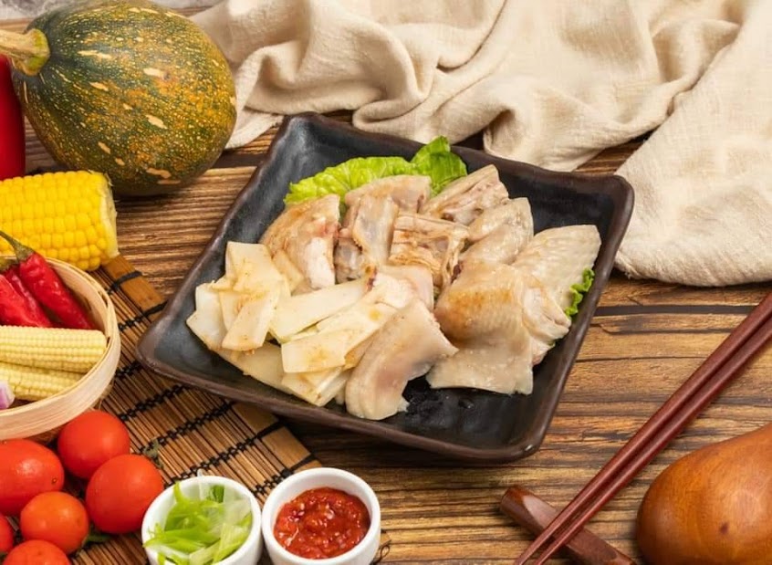 戰鬥雞 油雞/醉雞 鮮燙蔬菜 新城光復店