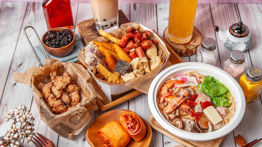 拎茶 苓雅輔仁店｜高雄美食｜中正籃球場｜鍋燒｜宵夜｜鹹酥雞｜茶飲｜