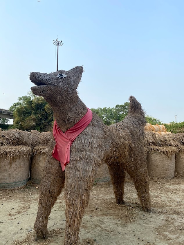大埤三結稻草迷宮