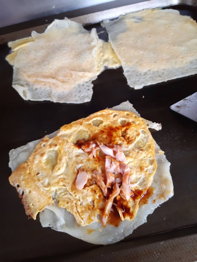 馥鈺活力早餐(全聯中豐路邊餐車!),粉漿蛋餅..飯糰