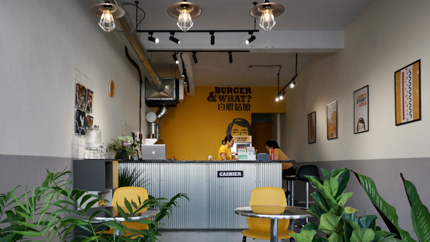 白眼姑娘 Burger & What/台中美食/台中漢堡/restaurant