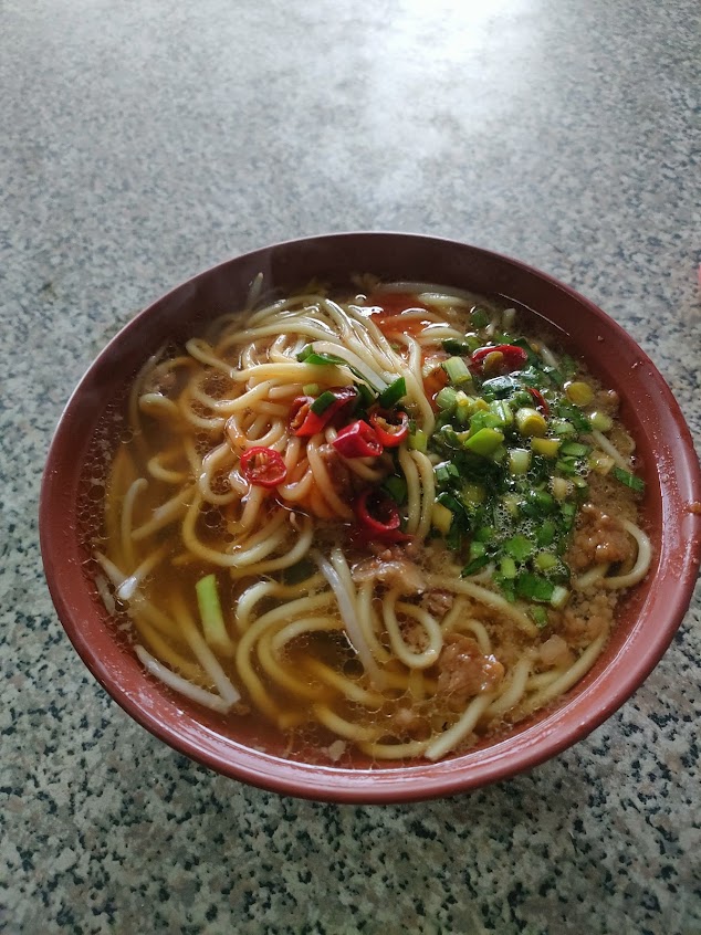 大腸豬血湯早點