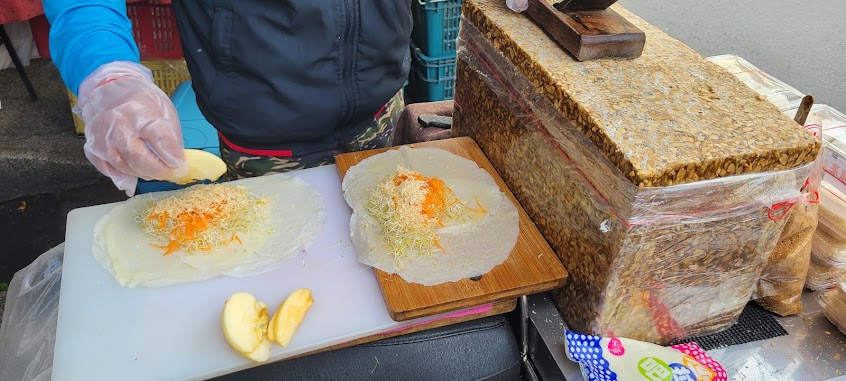 (佳里中山市場)全素手工春捲